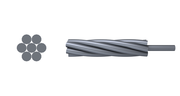 Galvanized Steel Conductor/Guy Wire/GSW