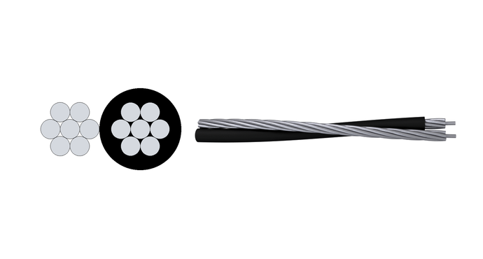 Duplex Service Drop Cable