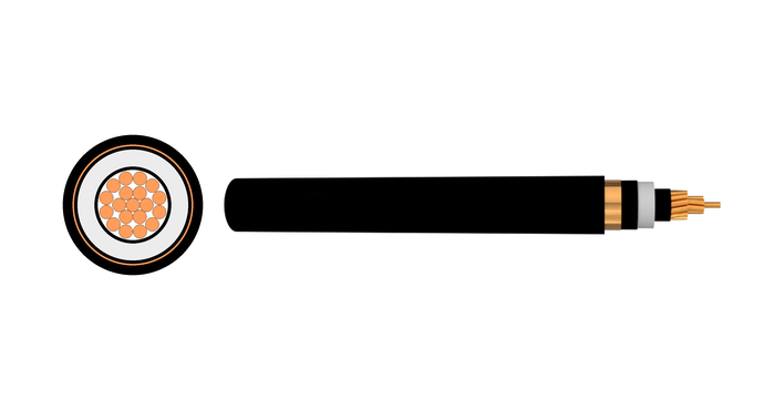 5kV 8KV 15KV 25KV 35kV MV-90 MV-105 Copper tape Cable