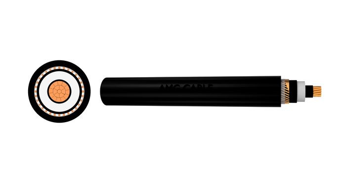 Medium Voltage Cable N2XS2Y CU/XLPE/CWS/PE
